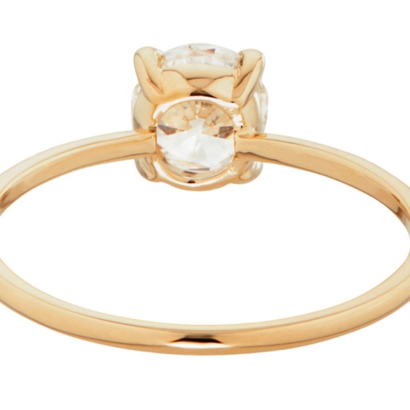 Catbird NYC - The Swan Solitaire Supreme 1 carat diamond engagement ring: size 5 - Picture 4 of 9